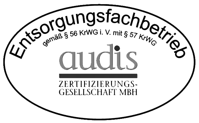 AUDIS – Zertifizierter Entsorgungsfachbetrieb