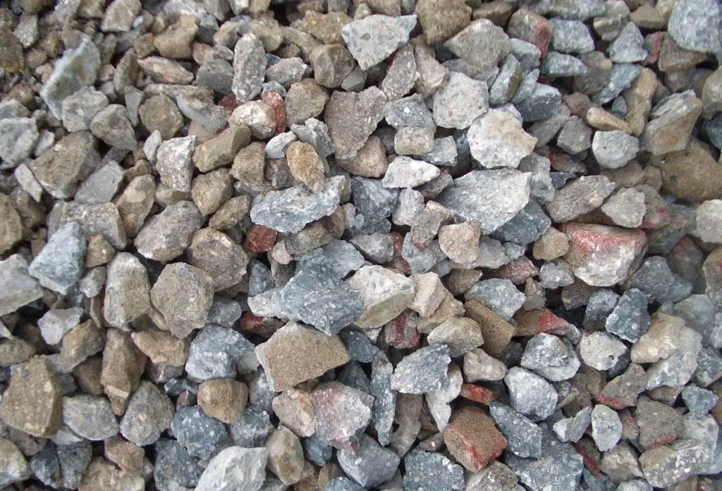 Betonrecycling auf dem Recyclinghof der Michael Klein GmbH