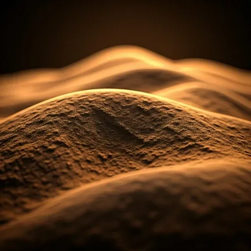 Sandhaufen auf dem Lagerplatz