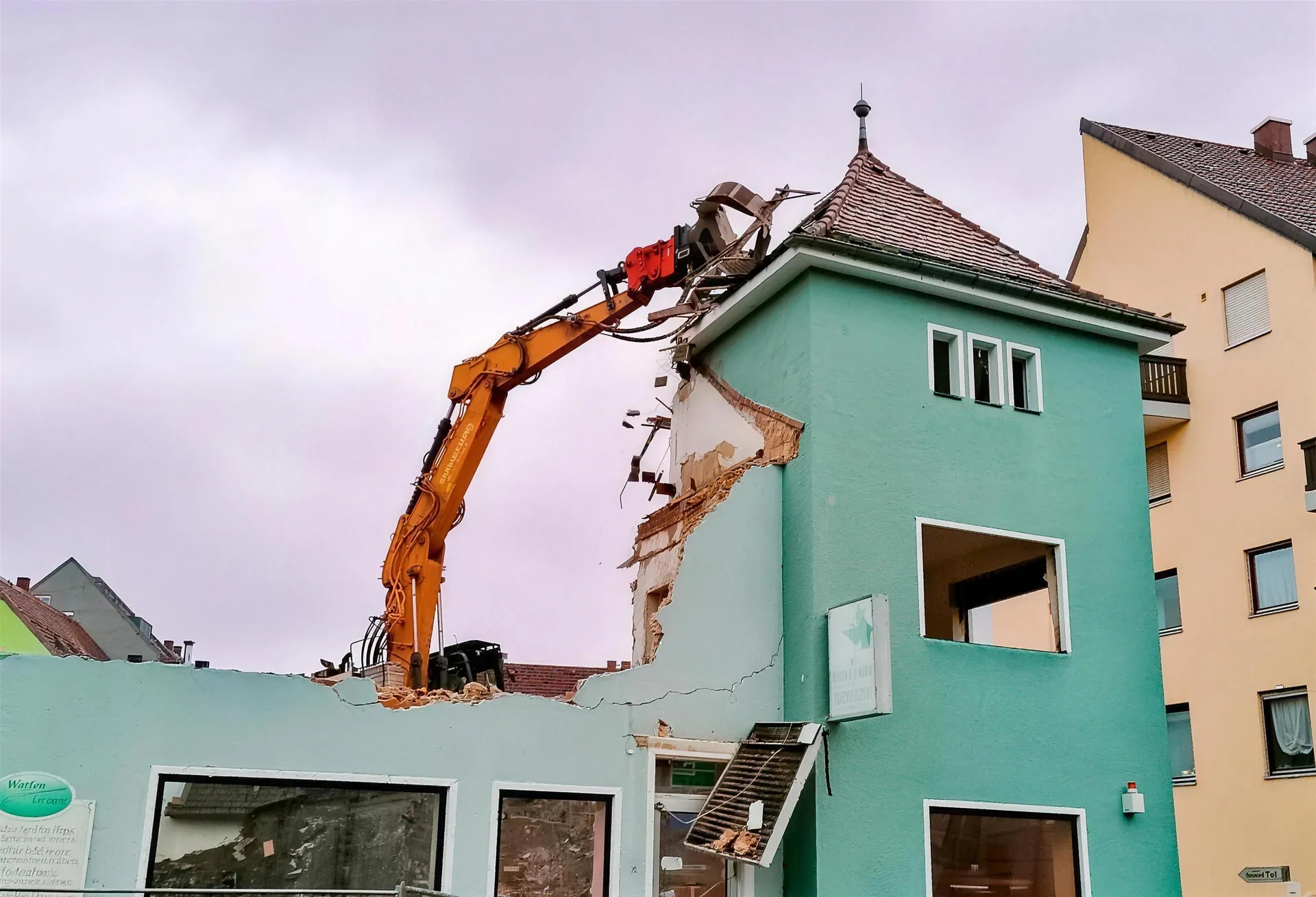 Abbrucharbeiten der Michael Klein GmbH